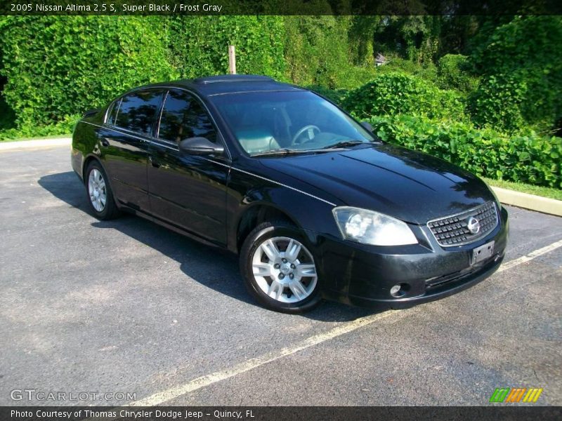 Super Black / Frost Gray 2005 Nissan Altima 2.5 S