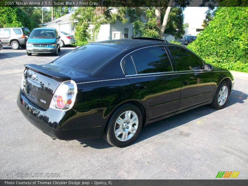 Super Black / Frost Gray 2005 Nissan Altima 2.5 S