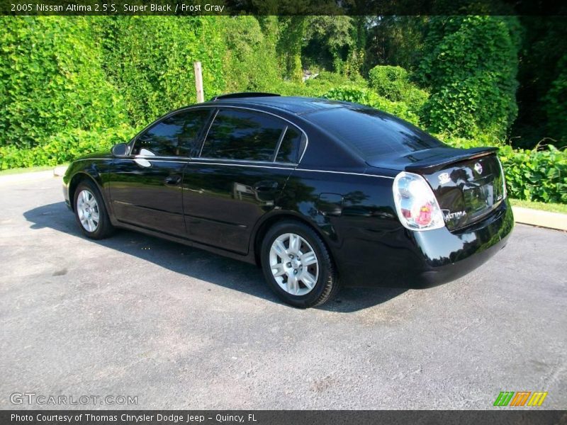 Super Black / Frost Gray 2005 Nissan Altima 2.5 S