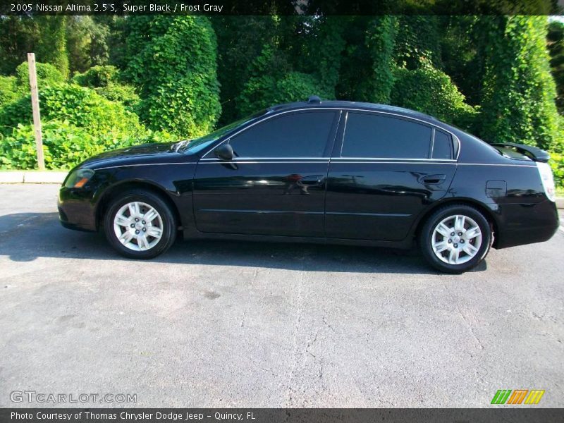 Super Black / Frost Gray 2005 Nissan Altima 2.5 S