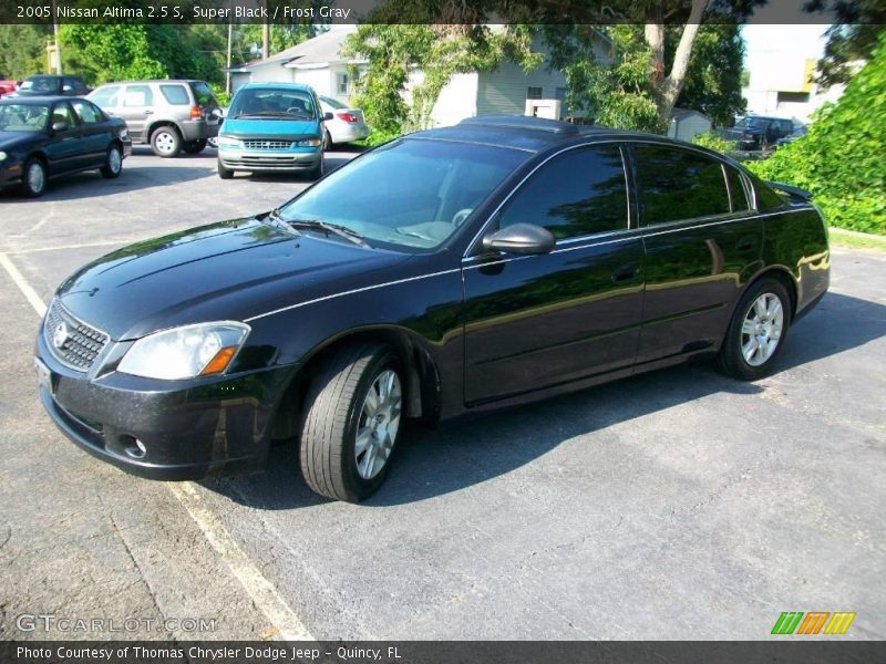 Super Black / Frost Gray 2005 Nissan Altima 2.5 S