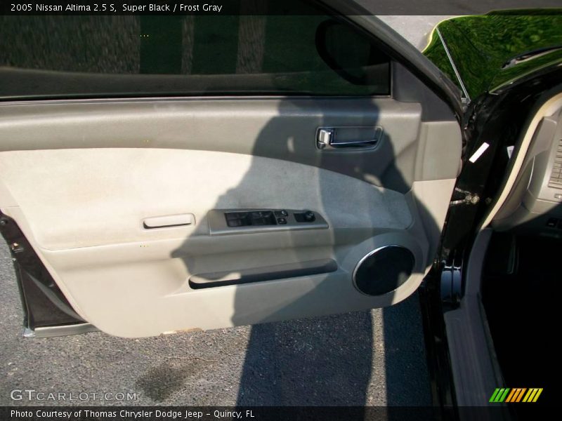 Super Black / Frost Gray 2005 Nissan Altima 2.5 S