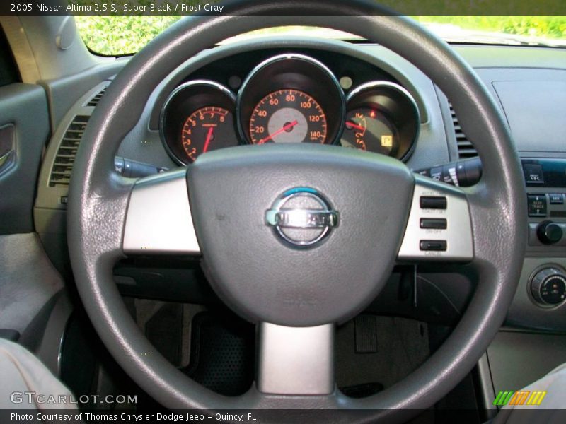 Super Black / Frost Gray 2005 Nissan Altima 2.5 S