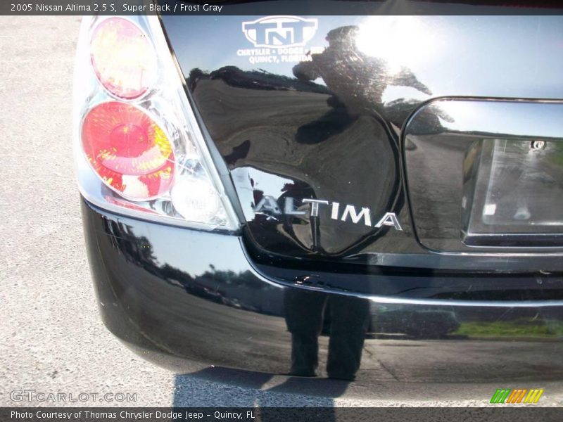 Super Black / Frost Gray 2005 Nissan Altima 2.5 S