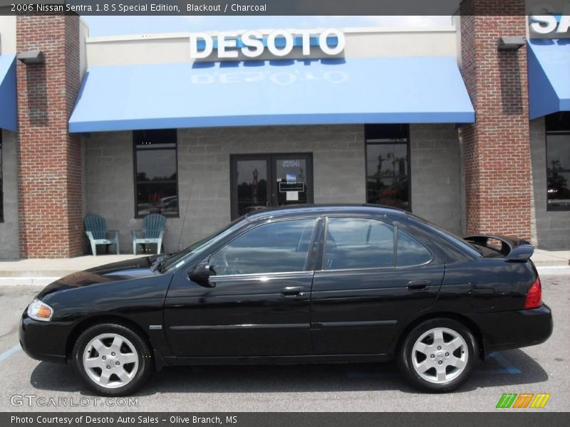 Blackout / Charcoal 2006 Nissan Sentra 1.8 S Special Edition