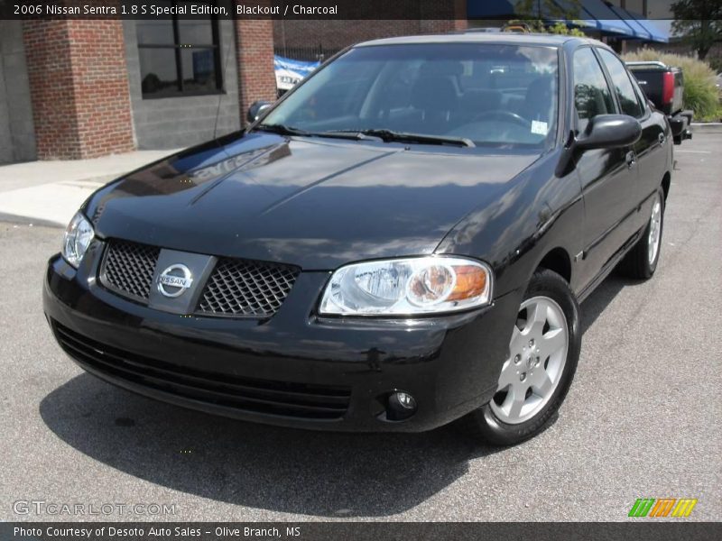 Blackout / Charcoal 2006 Nissan Sentra 1.8 S Special Edition