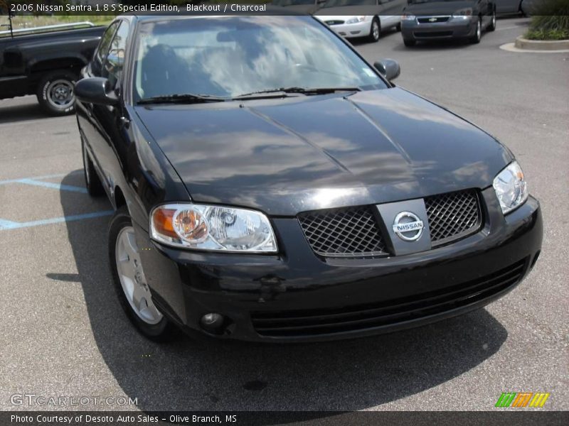 Blackout / Charcoal 2006 Nissan Sentra 1.8 S Special Edition