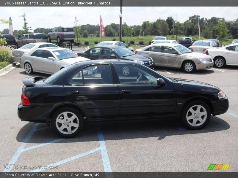 Blackout / Charcoal 2006 Nissan Sentra 1.8 S Special Edition