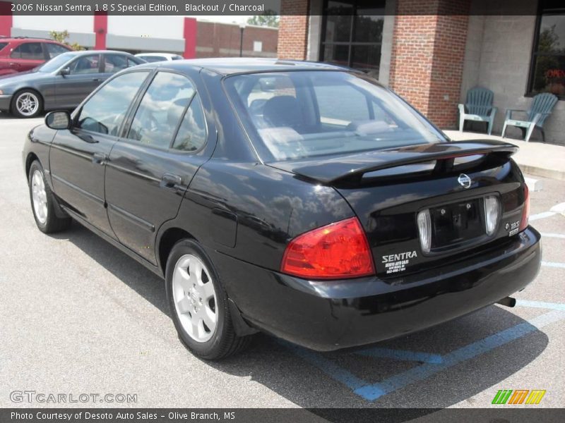Blackout / Charcoal 2006 Nissan Sentra 1.8 S Special Edition