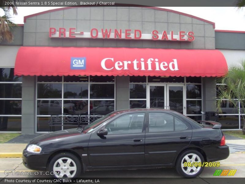 Blackout / Charcoal 2006 Nissan Sentra 1.8 S Special Edition