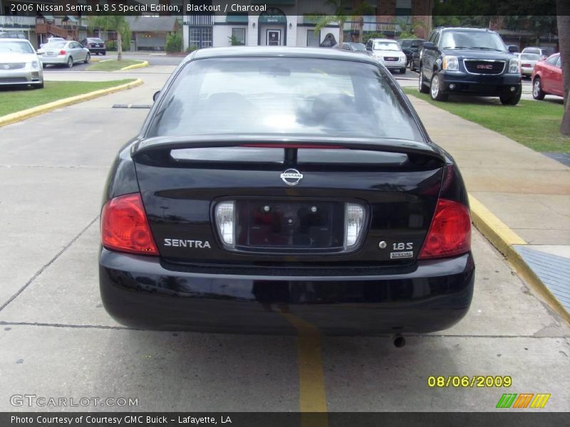 Blackout / Charcoal 2006 Nissan Sentra 1.8 S Special Edition