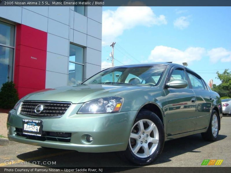 Mystic Emerald Metallic / Blond 2006 Nissan Altima 2.5 SL