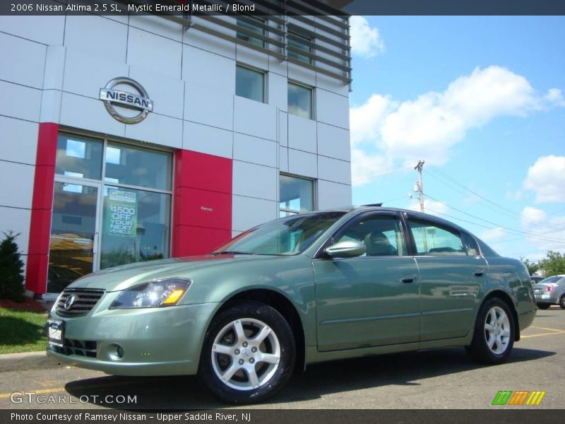 Mystic Emerald Metallic / Blond 2006 Nissan Altima 2.5 SL