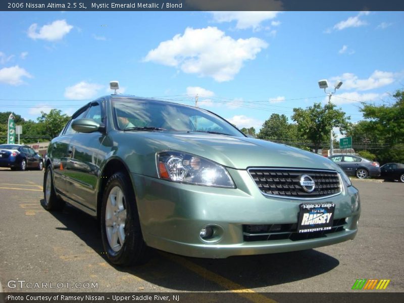 Mystic Emerald Metallic / Blond 2006 Nissan Altima 2.5 SL