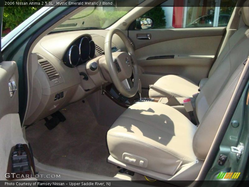 Mystic Emerald Metallic / Blond 2006 Nissan Altima 2.5 SL