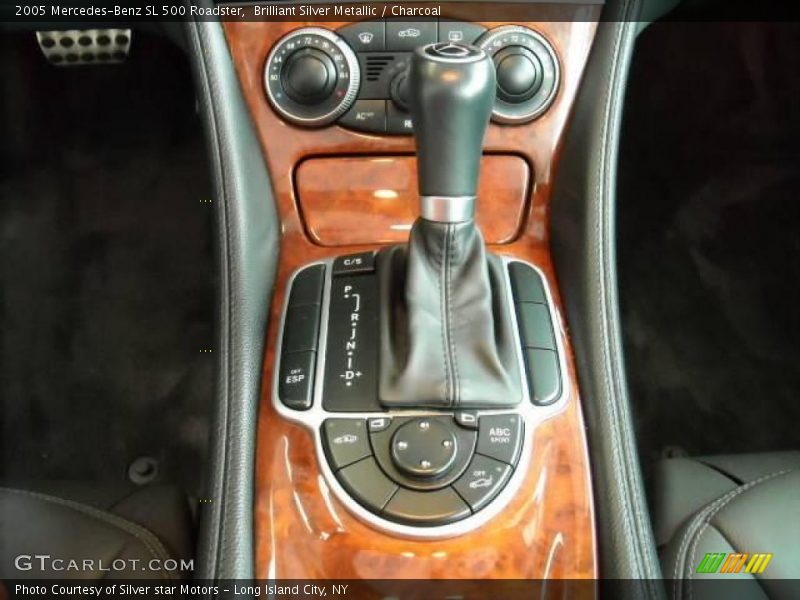 Brilliant Silver Metallic / Charcoal 2005 Mercedes-Benz SL 500 Roadster