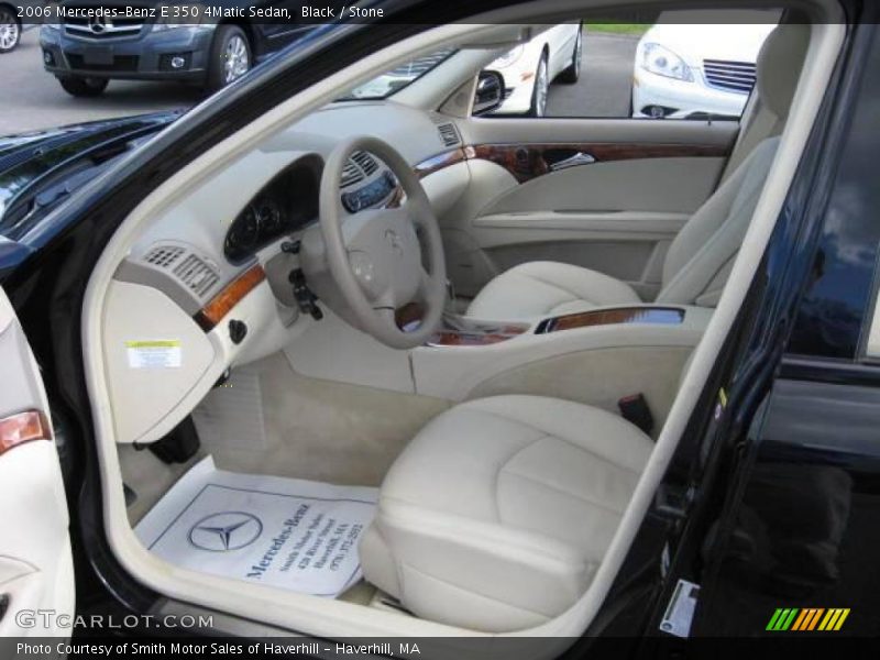 Black / Stone 2006 Mercedes-Benz E 350 4Matic Sedan