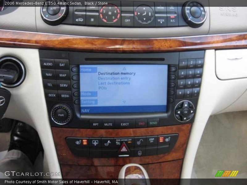 Black / Stone 2006 Mercedes-Benz E 350 4Matic Sedan