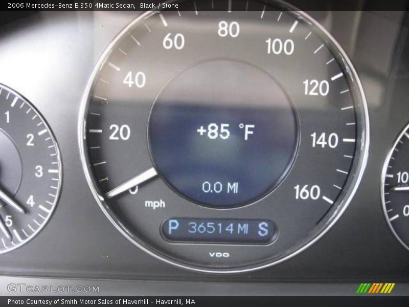 Black / Stone 2006 Mercedes-Benz E 350 4Matic Sedan
