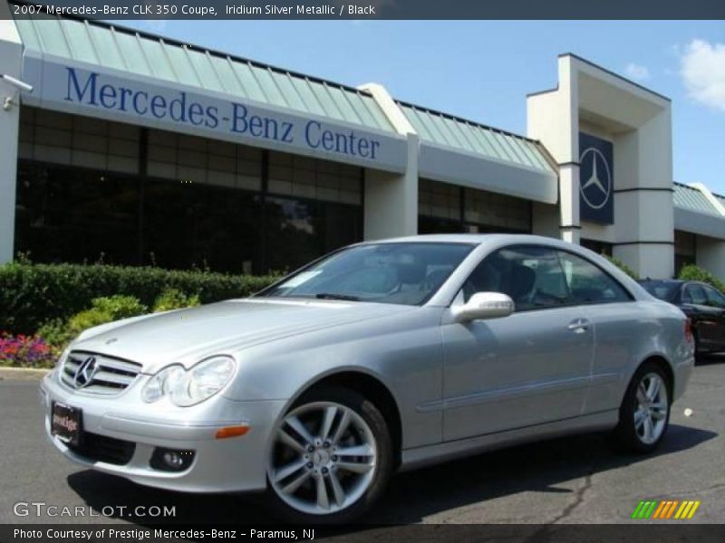 Iridium Silver Metallic / Black 2007 Mercedes-Benz CLK 350 Coupe