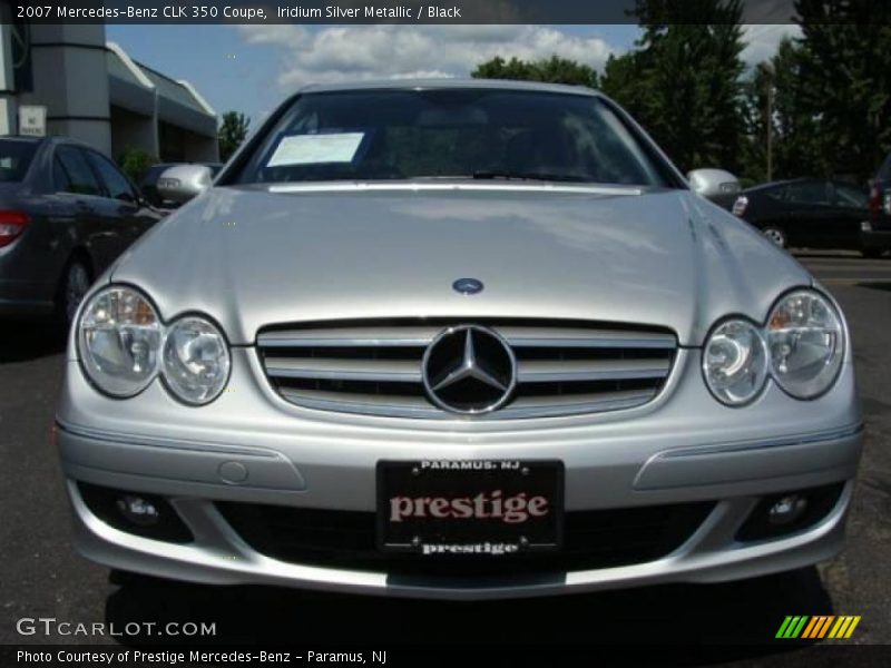 Iridium Silver Metallic / Black 2007 Mercedes-Benz CLK 350 Coupe