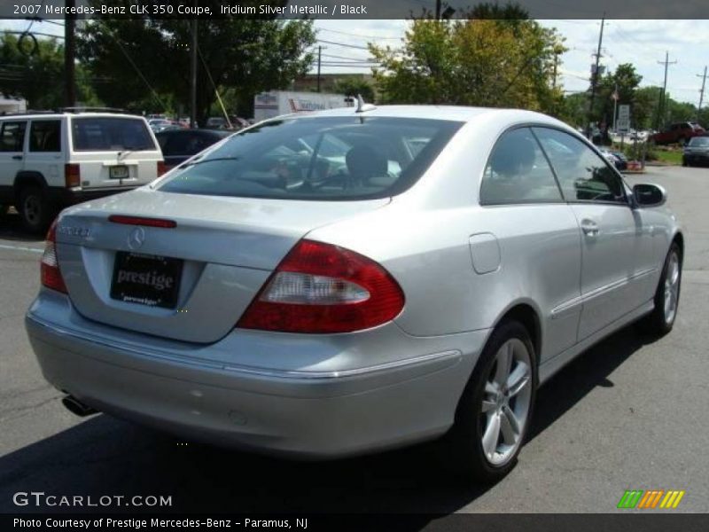 Iridium Silver Metallic / Black 2007 Mercedes-Benz CLK 350 Coupe