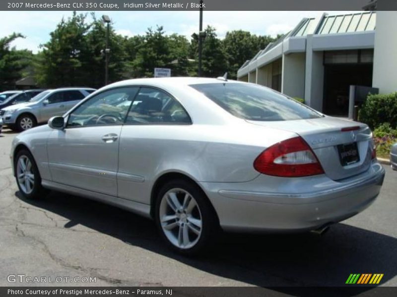 Iridium Silver Metallic / Black 2007 Mercedes-Benz CLK 350 Coupe