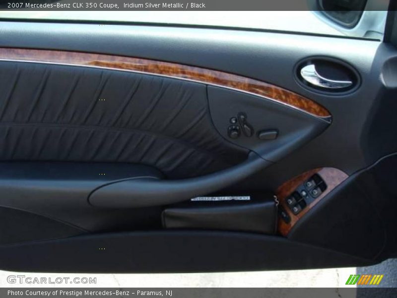 Iridium Silver Metallic / Black 2007 Mercedes-Benz CLK 350 Coupe