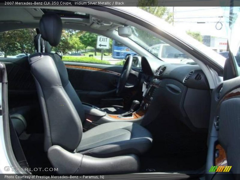 Iridium Silver Metallic / Black 2007 Mercedes-Benz CLK 350 Coupe