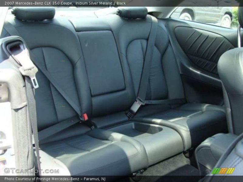 Iridium Silver Metallic / Black 2007 Mercedes-Benz CLK 350 Coupe
