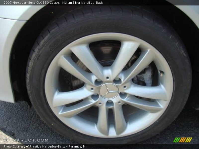 Iridium Silver Metallic / Black 2007 Mercedes-Benz CLK 350 Coupe