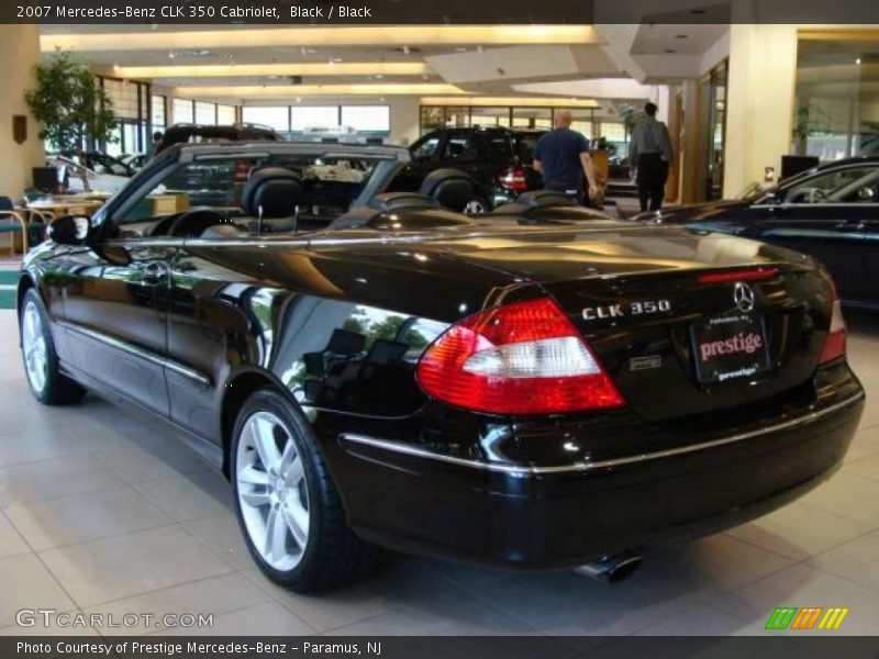 Black / Black 2007 Mercedes-Benz CLK 350 Cabriolet