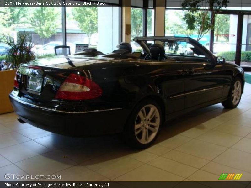 Black / Black 2007 Mercedes-Benz CLK 350 Cabriolet