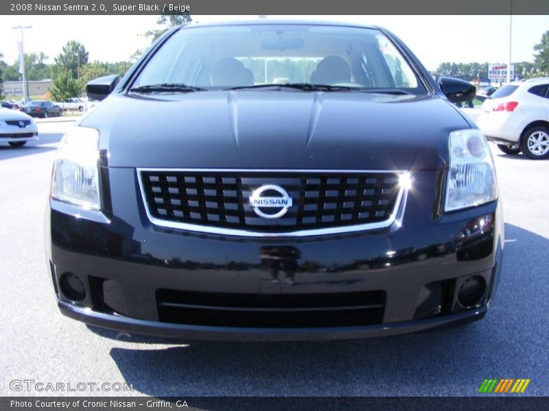 Super Black / Beige 2008 Nissan Sentra 2.0