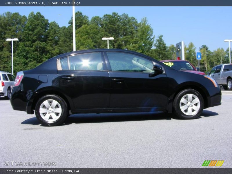 Super Black / Beige 2008 Nissan Sentra 2.0