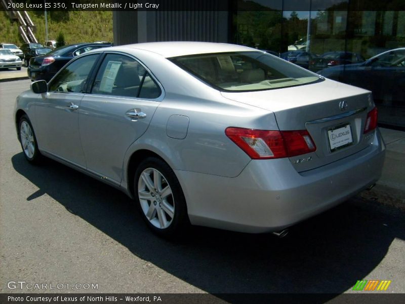 Tungsten Metallic / Light Gray 2008 Lexus ES 350