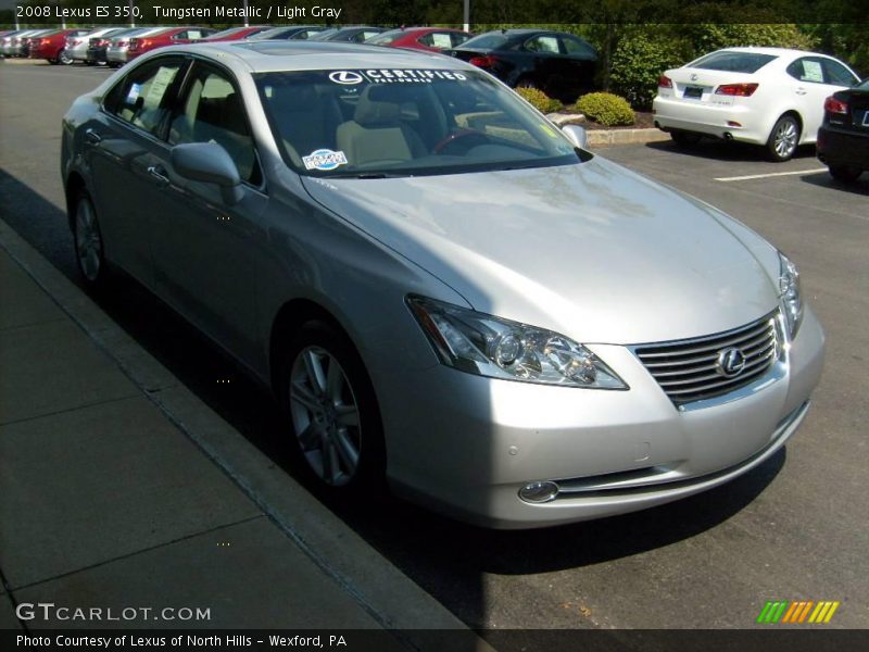 Tungsten Metallic / Light Gray 2008 Lexus ES 350