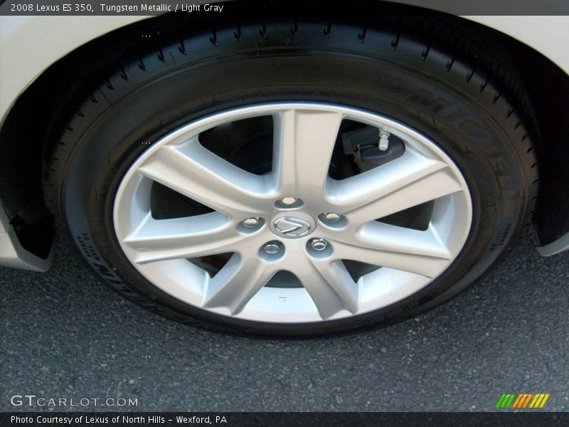 Tungsten Metallic / Light Gray 2008 Lexus ES 350