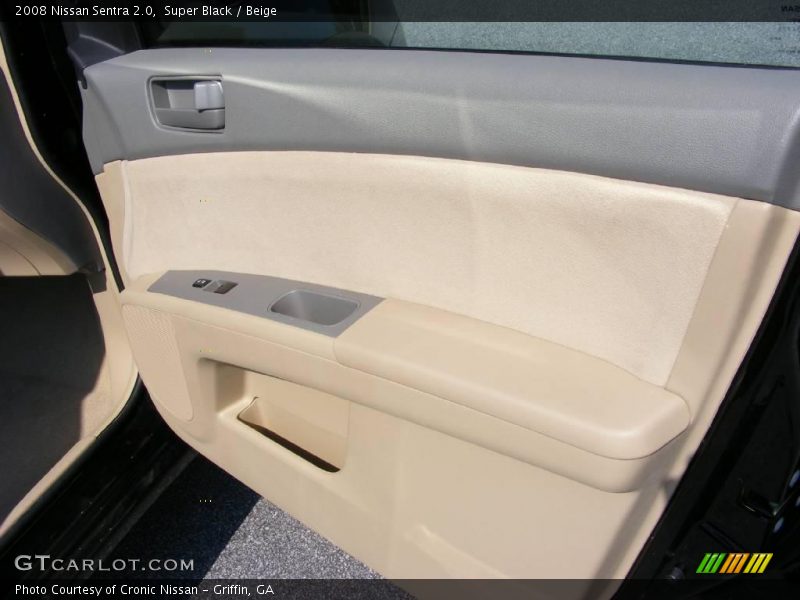 Super Black / Beige 2008 Nissan Sentra 2.0