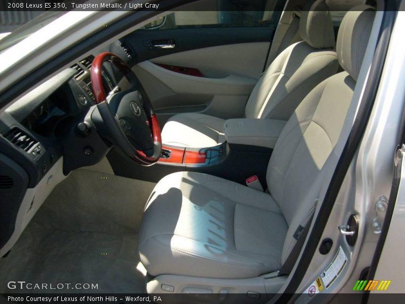 Tungsten Metallic / Light Gray 2008 Lexus ES 350