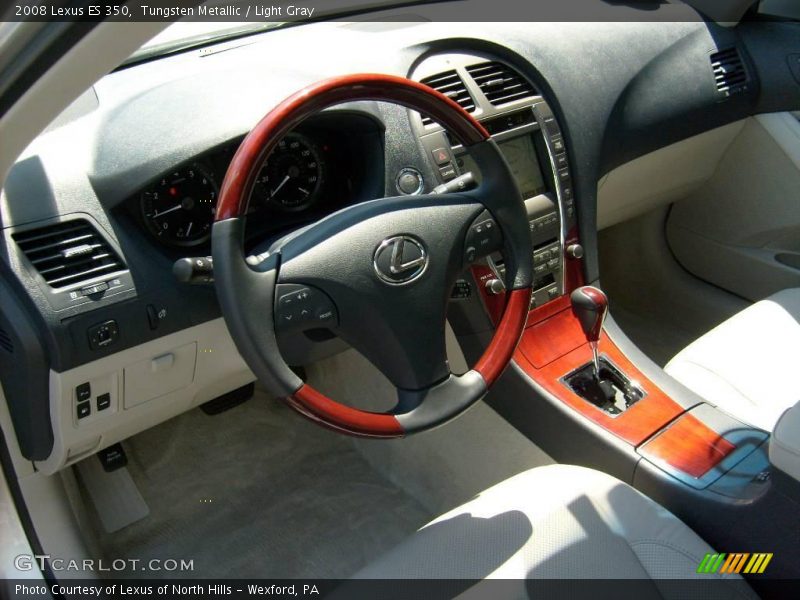 Tungsten Metallic / Light Gray 2008 Lexus ES 350