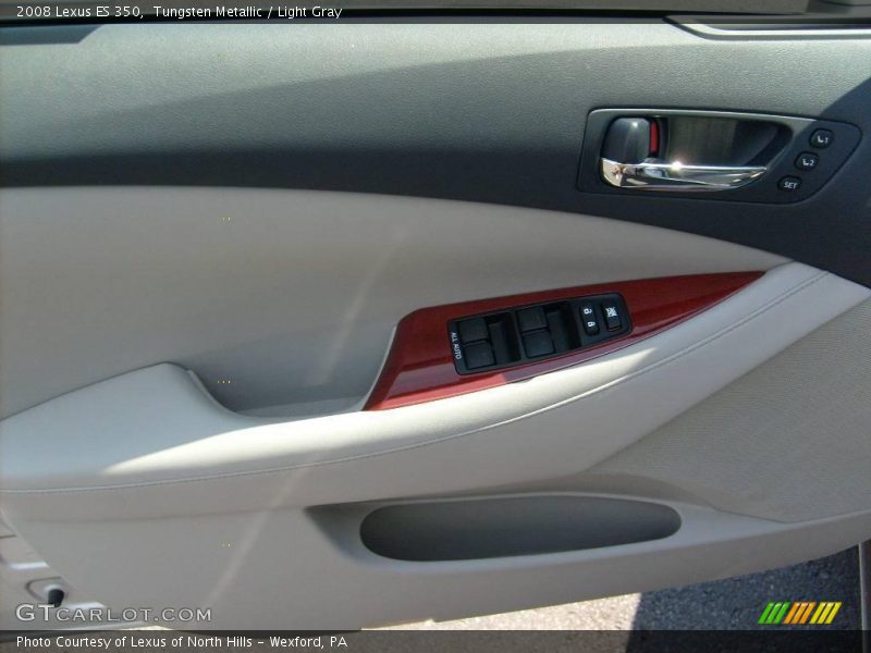 Tungsten Metallic / Light Gray 2008 Lexus ES 350