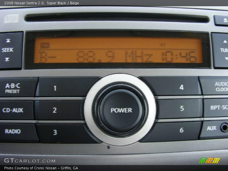 Super Black / Beige 2008 Nissan Sentra 2.0