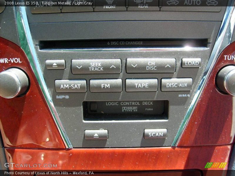 Tungsten Metallic / Light Gray 2008 Lexus ES 350