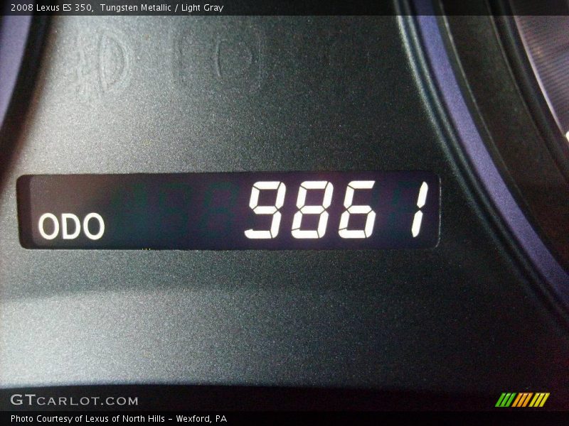 Tungsten Metallic / Light Gray 2008 Lexus ES 350
