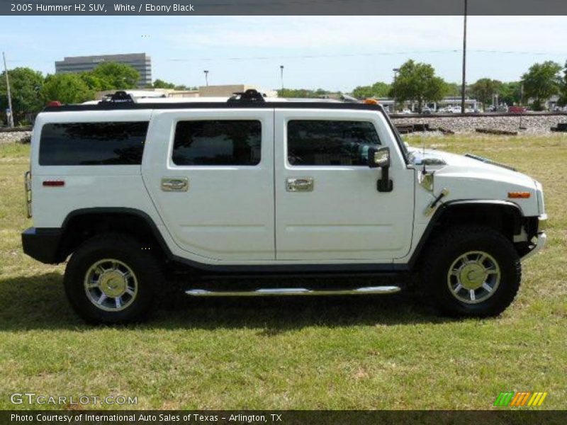 White / Ebony Black 2005 Hummer H2 SUV