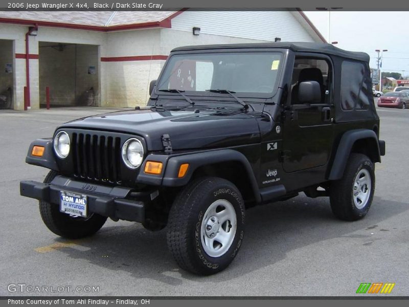 Black / Dark Slate Gray 2006 Jeep Wrangler X 4x4