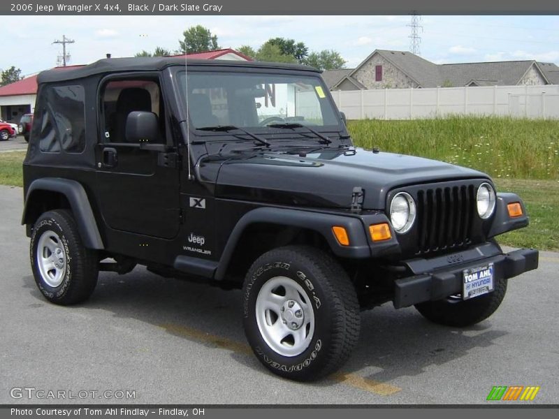 Black / Dark Slate Gray 2006 Jeep Wrangler X 4x4