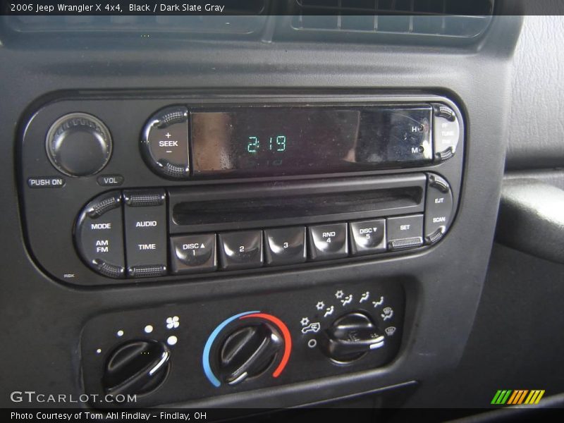 Black / Dark Slate Gray 2006 Jeep Wrangler X 4x4
