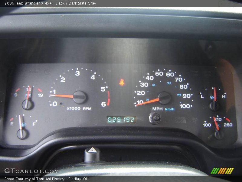 Black / Dark Slate Gray 2006 Jeep Wrangler X 4x4